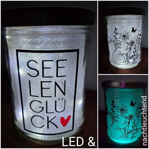 Deko leuchtglas led - deko,
