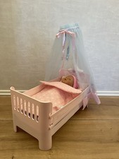 Zapf Creation Baby Annabell Sweet Dreams Bett Himmelbett Licht Sound Baby Puppe
