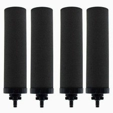 4 Stück Wasserfilter Schwarz