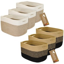 3er Set Aufbewahrungskorb mit