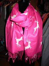 Zwillingsherz Schal Hirsch