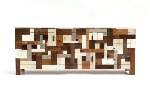 Sideboard aus scrapwood - sideboard,