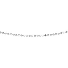 Ernstes Design Kette 50 cm AK 28 Kugelkette  Bajonettverschluss Halskette 2 mm