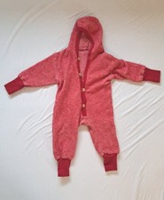 Cosilana Baby Kinder Fleece Overall rot 74/80
