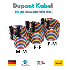 Dupont Kabel 10 20 30cm MM WW