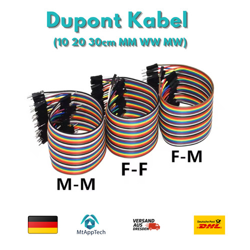 Dupont kabel 30cm - 10, mm