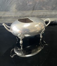 Antiker VERSILBERTER Tischlöffelwärmer 