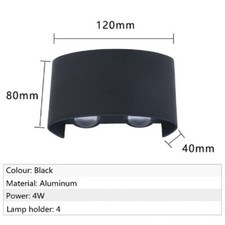 LED Wandleuchte Innen COB Wandlampe Flur Strahler Licht Up Down Modern Licht