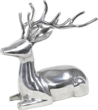 Deko Hirsch liegend Figur Wild