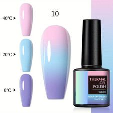 Farbwechsel UV Gel Nagellack Temperaturgesteuert Langanhaltend Rosa Blau Pink