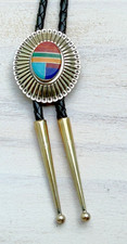 Indianer Schmuck Bolo Tie Oval