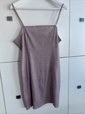 Rosa Glitzer Kleid H&M L 38/40