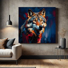 Mystischer Feuerwolf