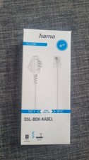 Hama TELCOM  DSL- Box-Kabel, 10m ,  TAE-F,  8P2C