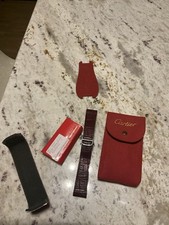Cartier Santos, Leder Armband