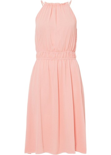 Chiffon kleid mit - chiffon-kleid,
