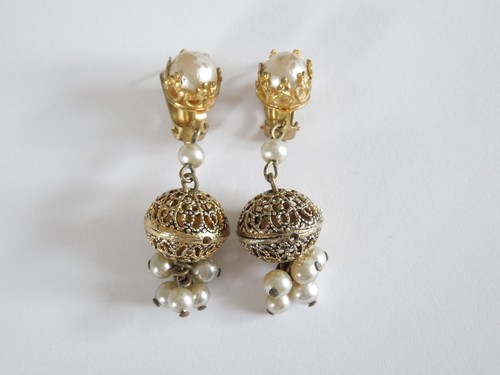 Vintage ohrclips ohrringe - vintage,