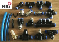 Pneumatik Steckverbinder Druckluft Steckverschraubung  PU Schlauch wie IQS/Festo