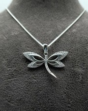 Libelle Silber Kette Halskette
