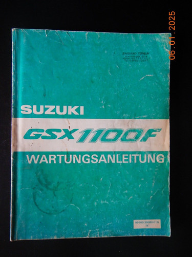Wartungsanleitung suzuki - wartungsanleitung,