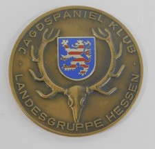 Alte Bronze Medaille Plakette