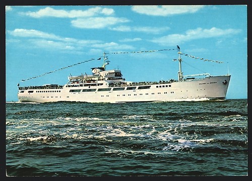 Ansichtskarte passagierschiff - ansichtskarte,