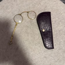 Lorgnon Klappbrille vergoldet