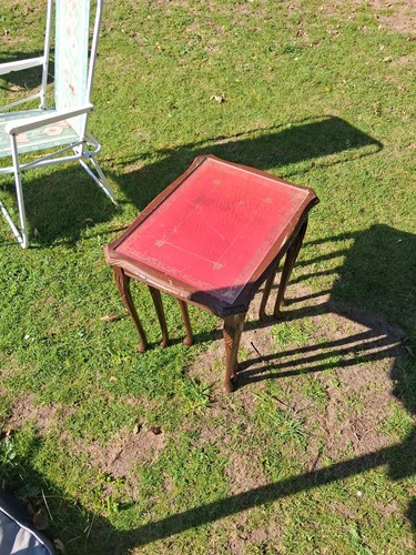Vintage 3er set tische mit - set,