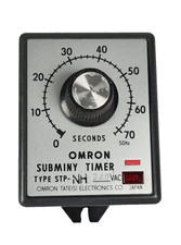 Omron STP-NH Subminy Motor Driven Timer 240V/70s Dial Delay Relay Japan