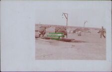 157948 AK Russland 1915 Lager Freiluft Latrine Grube Lichtmasten Beleuchtung