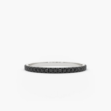 Ladies white gold ring - , 585