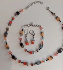 Coeur de Lion Set / Kette/Armand / Ohrringe