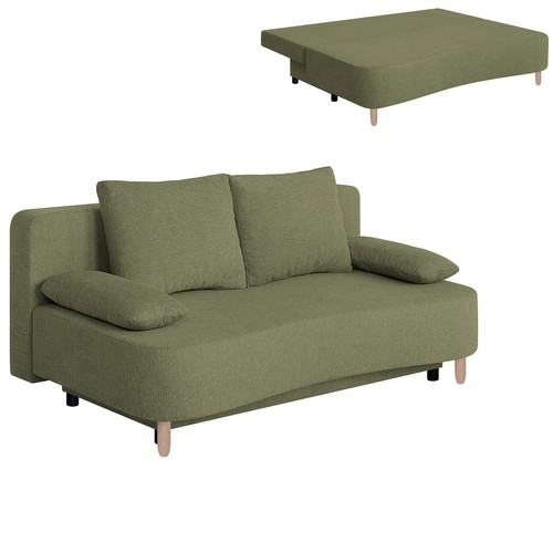 Schlafsofa olive federkern - schlafsofa,