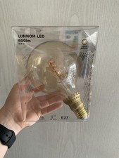 2x IKEA LUNNOM LED Birne E27