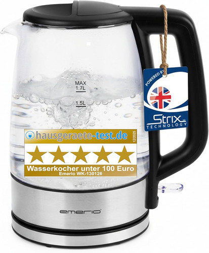Emerio glas wasserkocher - wasserkocher, mit