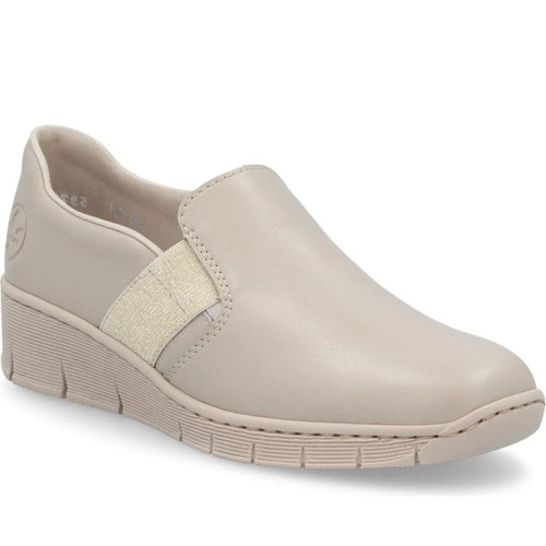 Rieker women beige leather - women's,