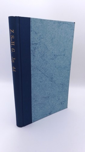 Zeitschrift der gesellschaft - der,