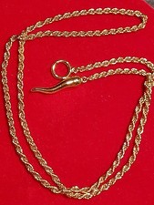 Kette Halskette mit Schiebeelement Goldton 31cm NEU