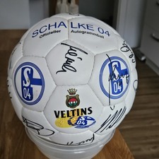 Offizieller Autogrammball S04,  Eurofighter 1997 mit 27 Unterschriften