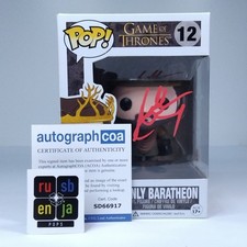 Funko Pop! TV Game of Thrones - Renly Baratheon signiert Gethin Anthony Echtheitszertifikat #12 WS