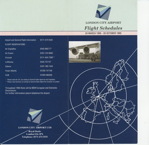 Flugplan london city airport - london,