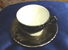 Alte  Mokkatasse - RW Bavaria - Silberauflage 