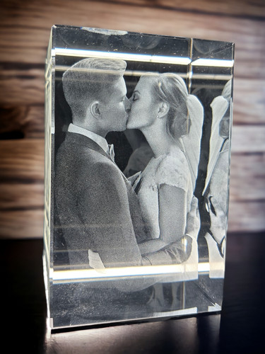 Foto glasquader 90x140x90mm - foto,