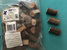 Tischkartenhalter Holz rustikal 37 + 7 Stück