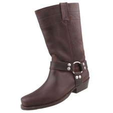 131259-Dockers Herren Biker Boots Gr 46 Braun 2. Wahl getragen