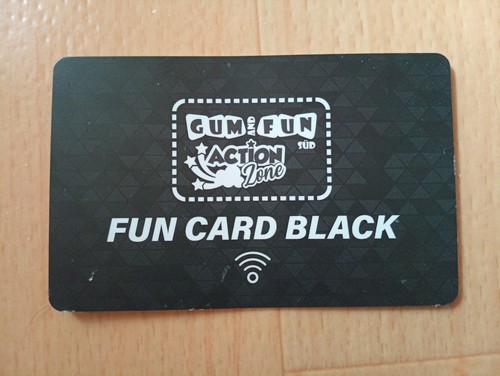 Fun card black - fun, /