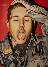 Oli sykes magazine poster - a4,