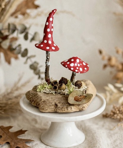 Herbstdeko fliegenpilz duo - herbstdeko, fliegenpilz-duo