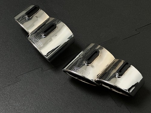 Techart exhaust tips chrome - exhaust,