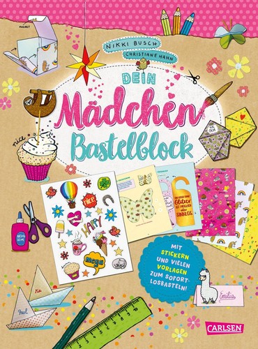Dein mädchen bastelblock mit - dein, mädchen-bastelblock